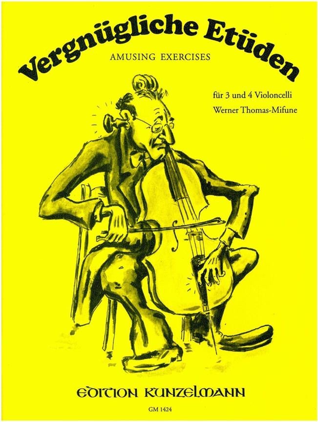 Vergnügliche Etüden Für 3 und 4 Violoncelli